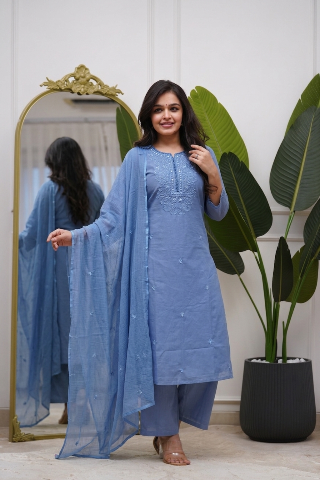 Dupatta Pant Set