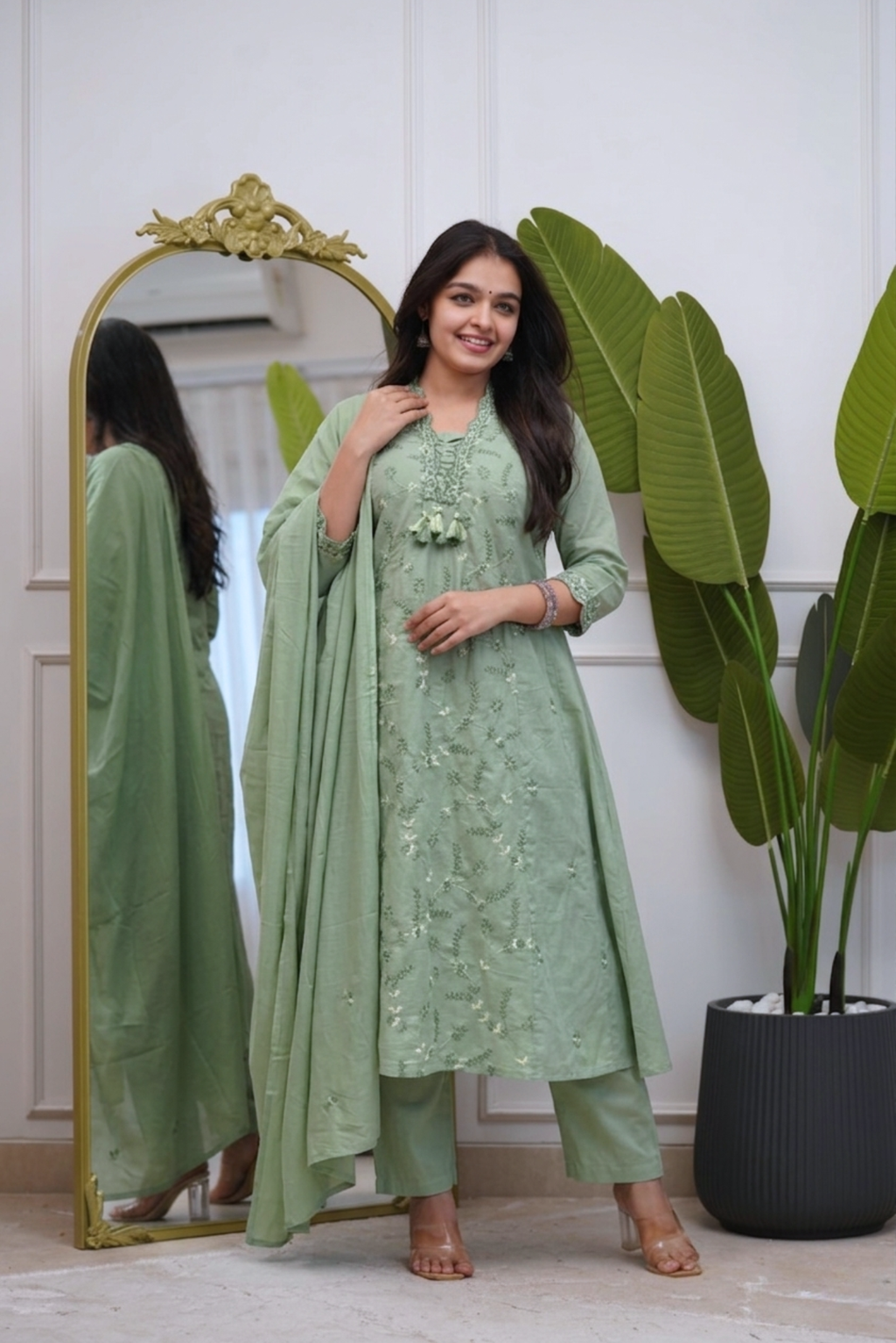 Dupatta Pant Set