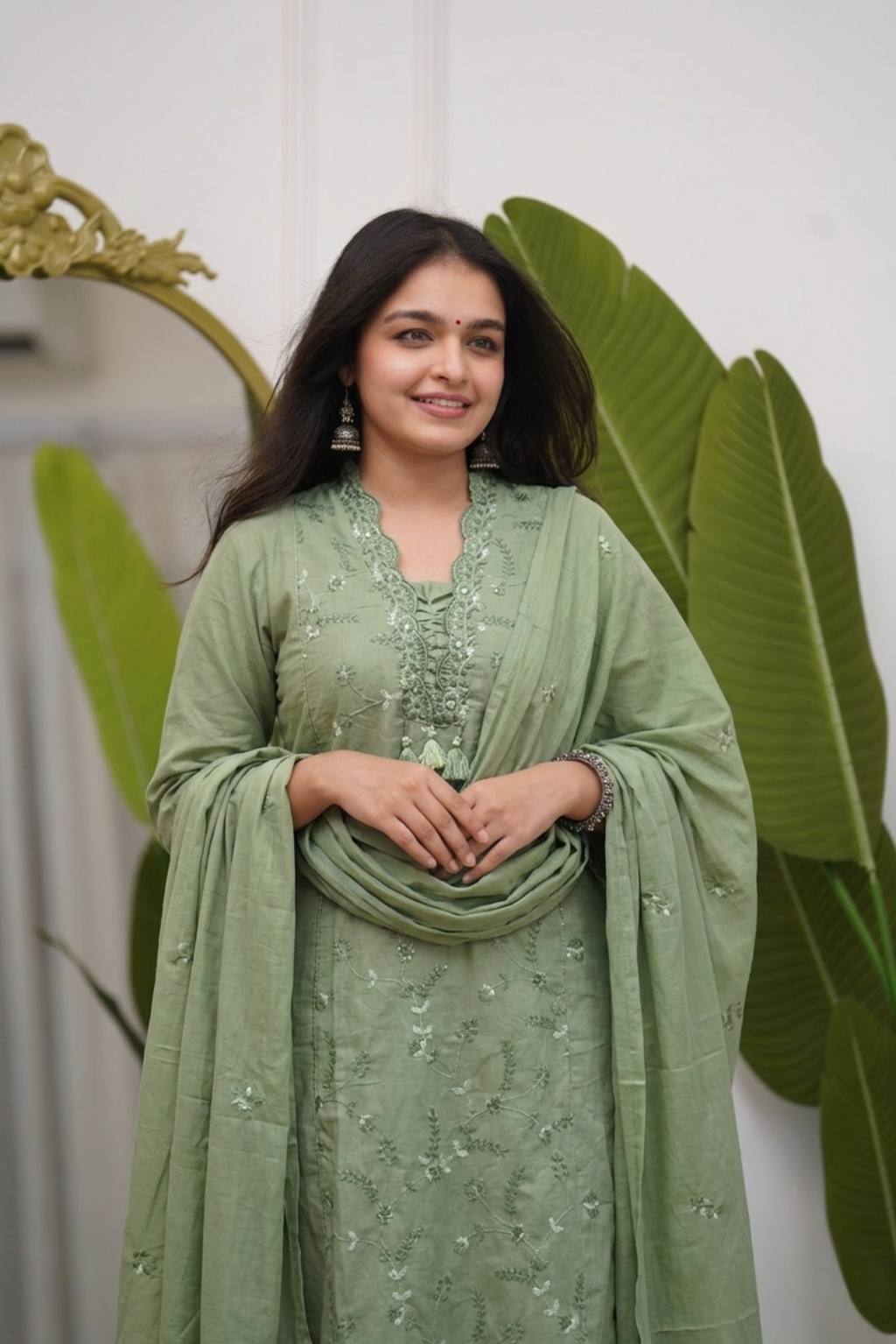 Dupatta Pant Set