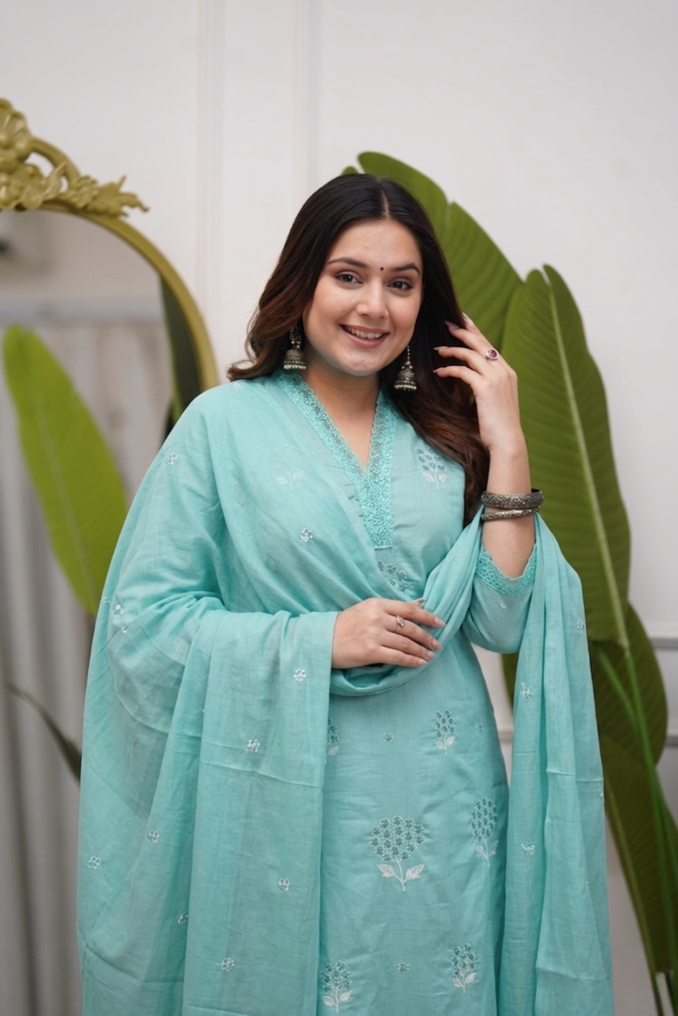 Dupatta Pant Set