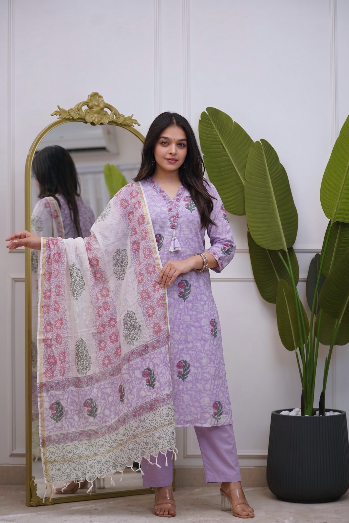 Dupatta Pant Set