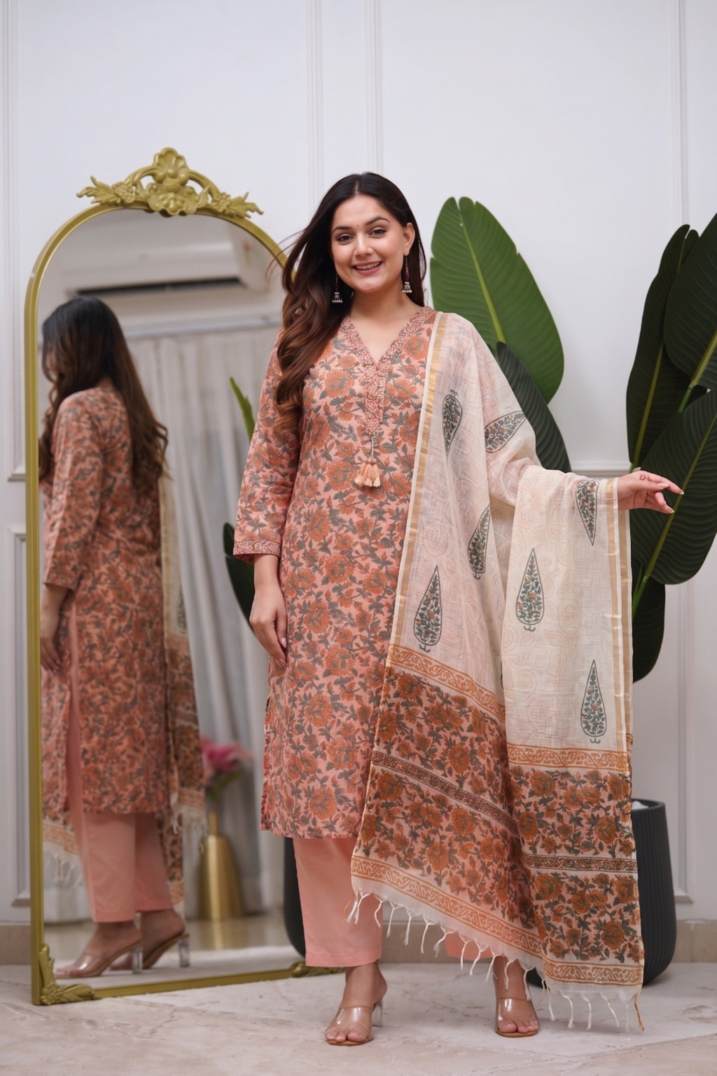 Dupatta Pant Set