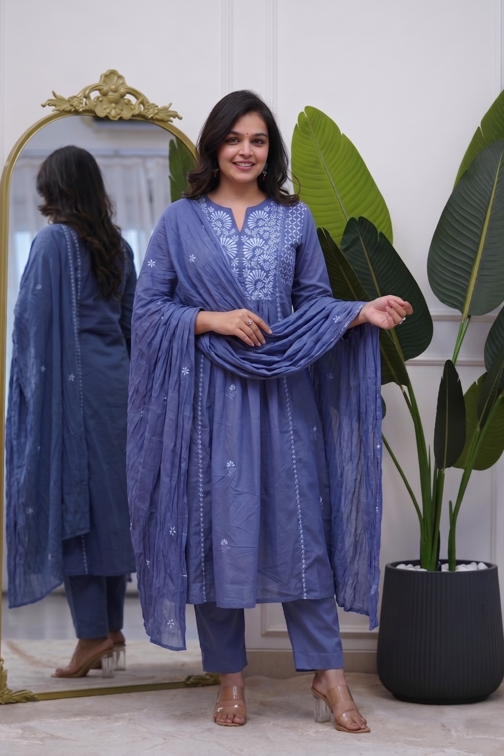 Dupatta Pant Set