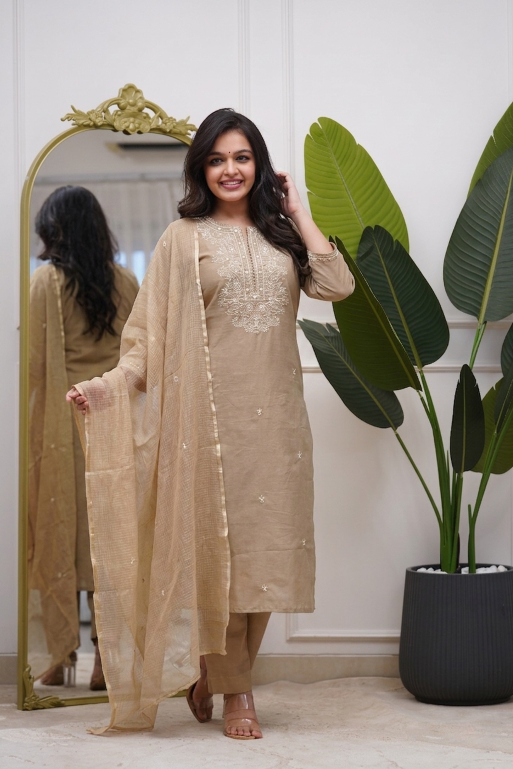 Dupatta Pant Set