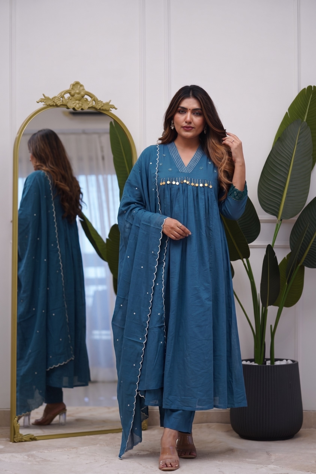 Dupatta Pant Set