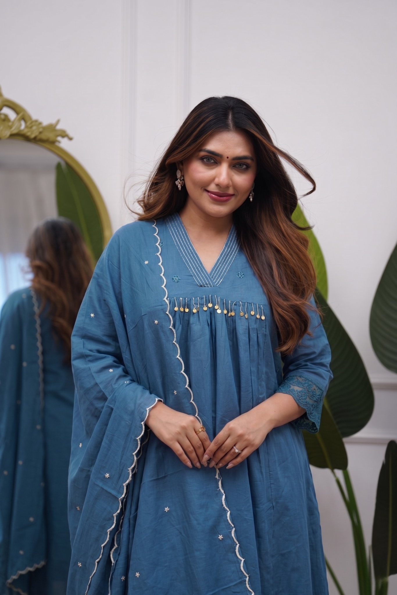 Dupatta Pant Set
