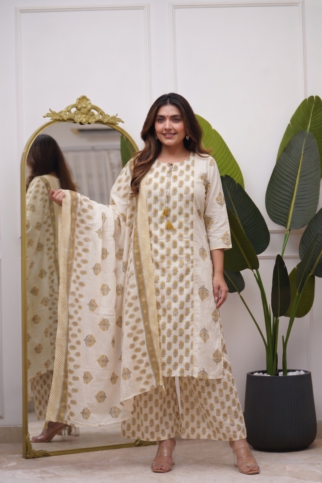 Dupatta Pant Set