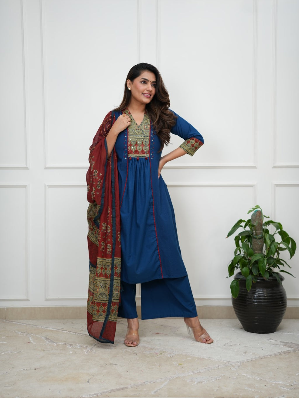 Dupatta Pant Set