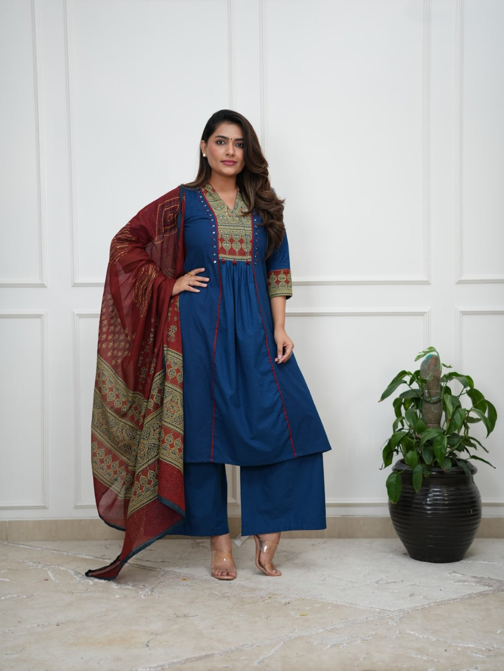 Dupatta Pant Set
