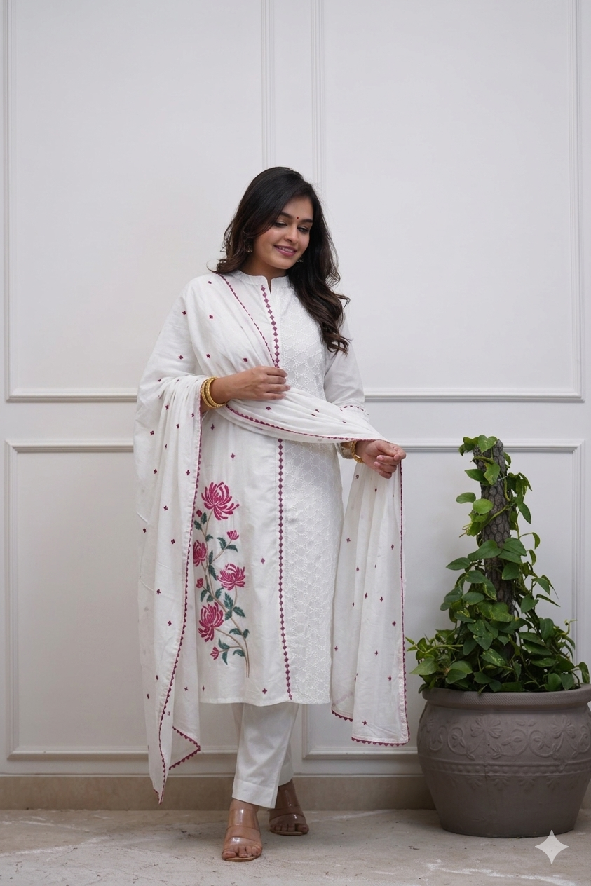 Dupatta Pant Set