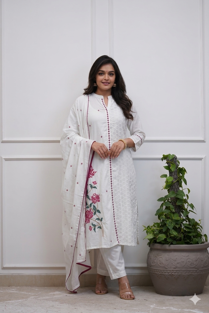Dupatta Pant Set