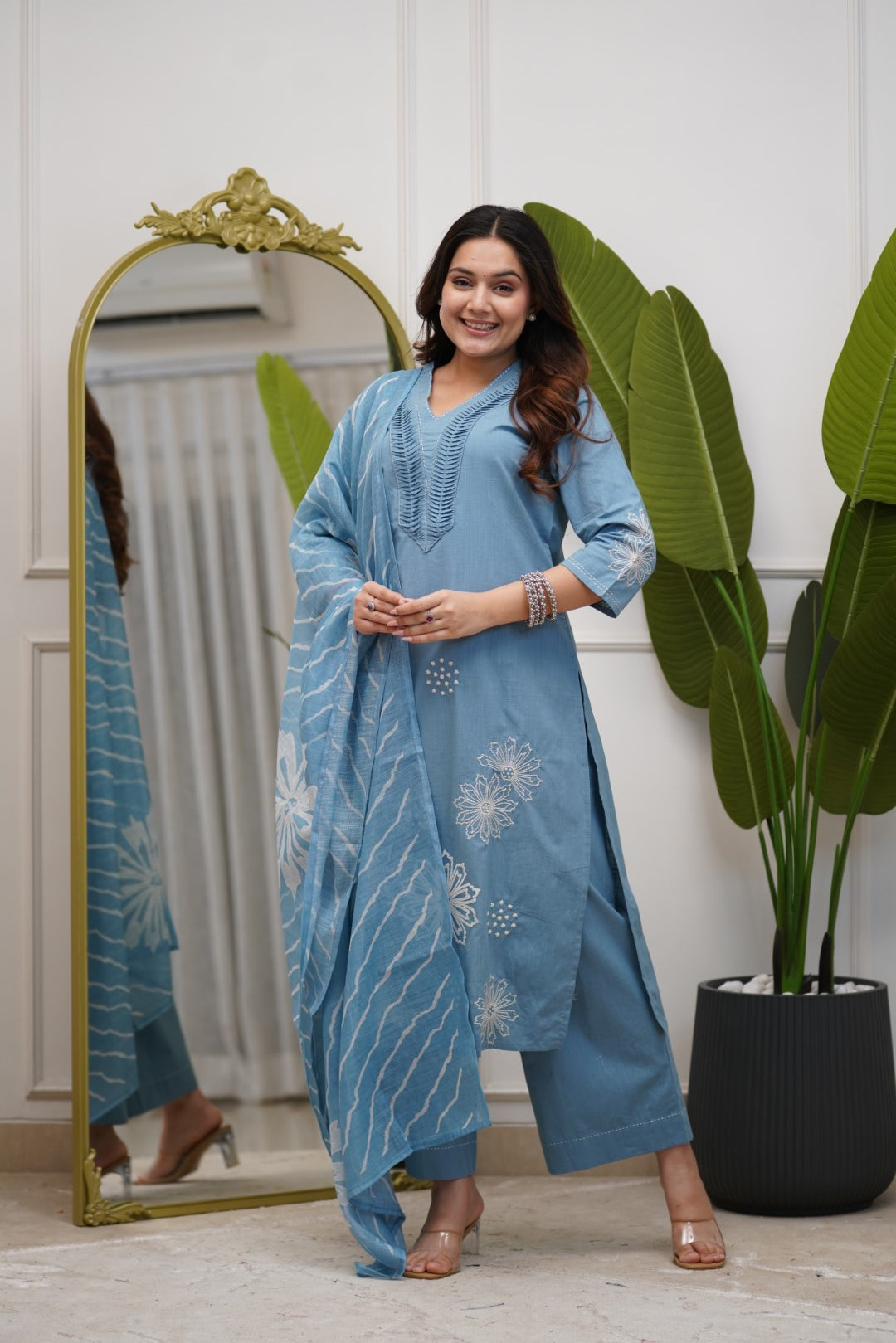 Dupatta Pant Set