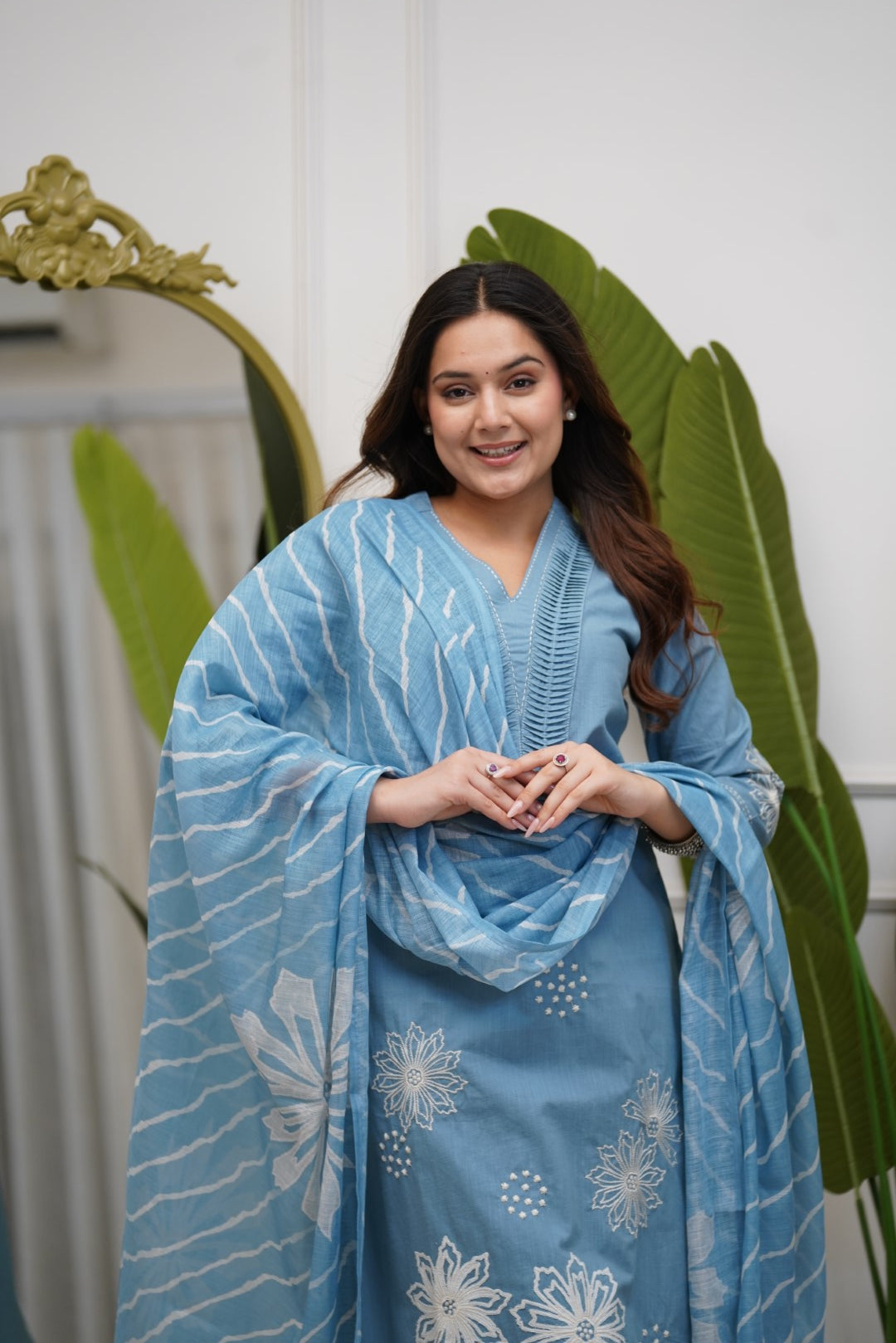 Dupatta Pant Set