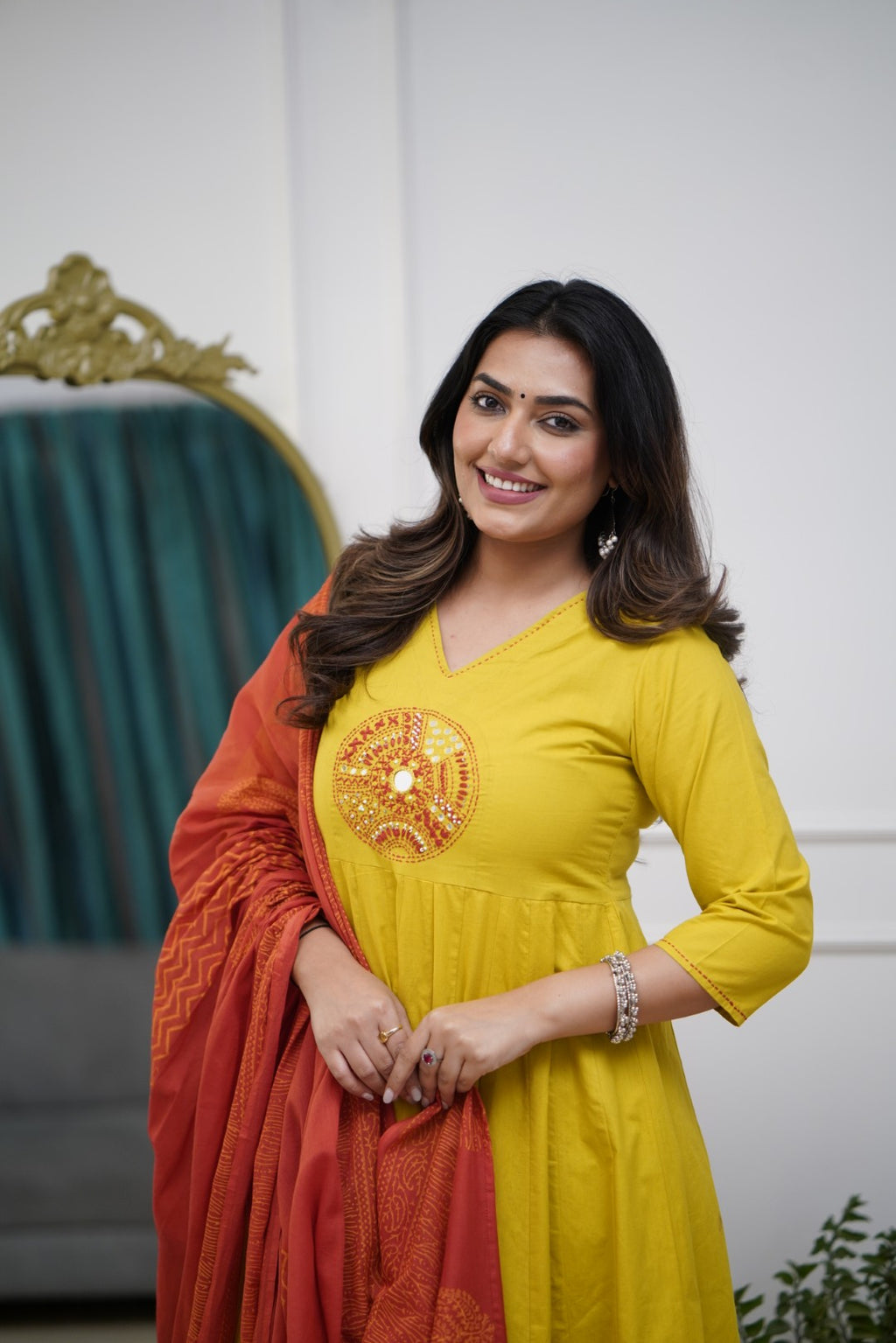 Dupatta Pant Set
