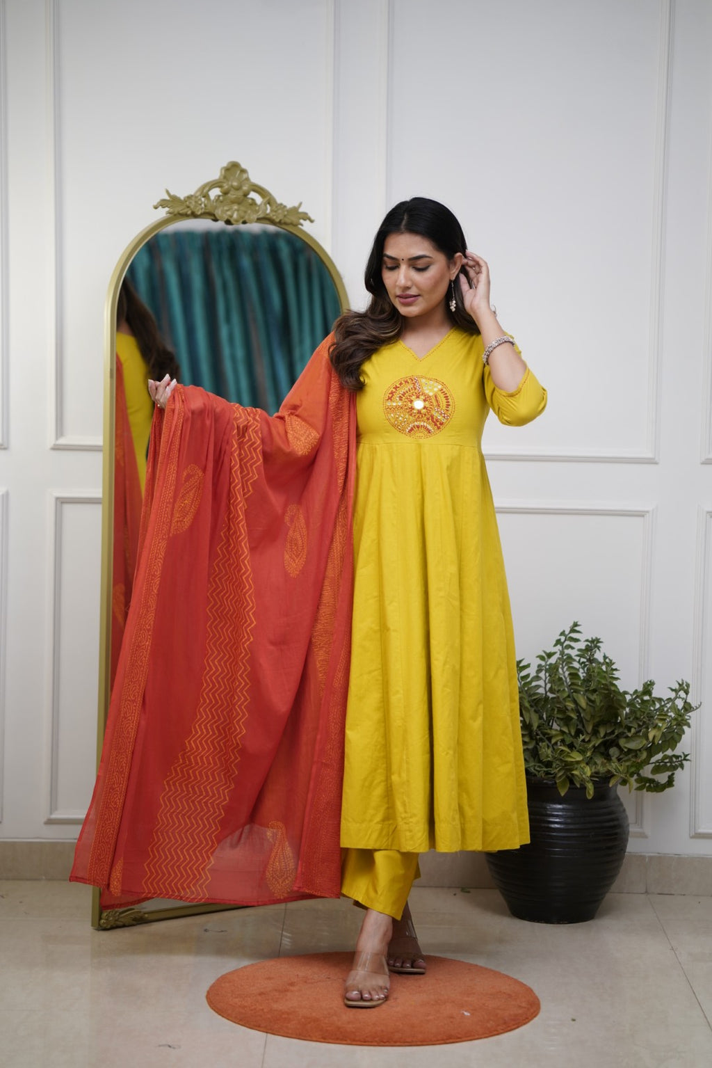 Dupatta Pant Set