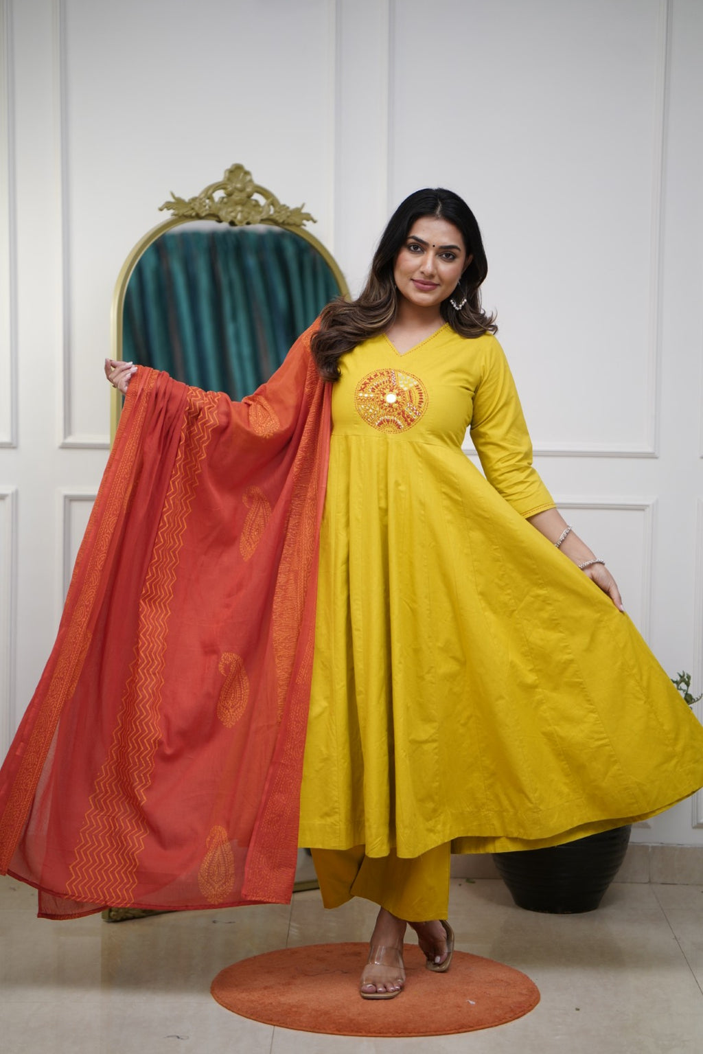 Dupatta Pant Set