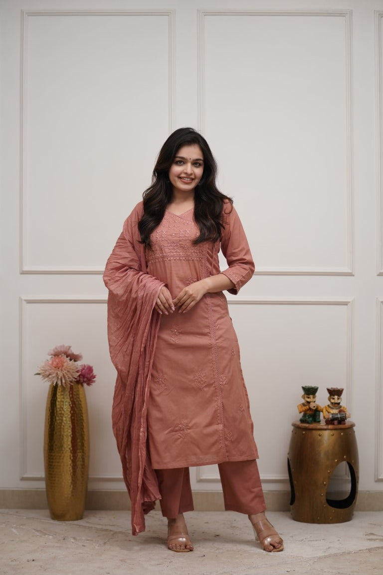 Dupatta Pant Set