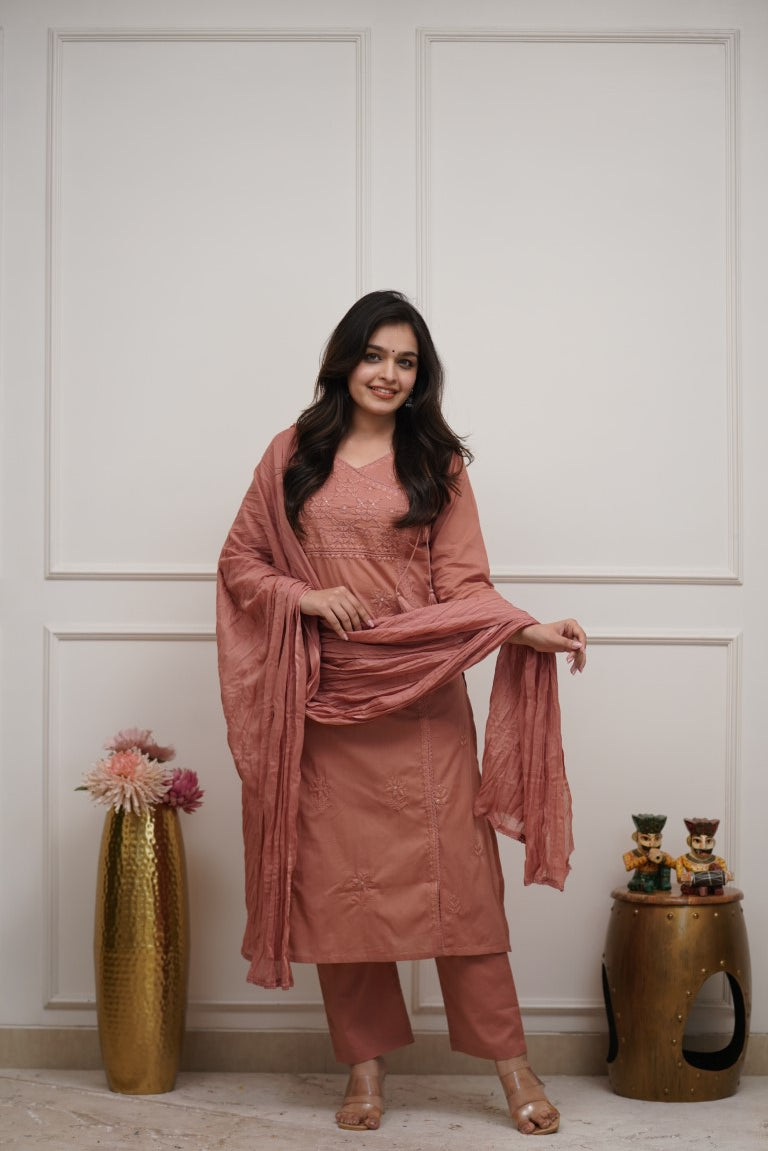 Dupatta Pant Set