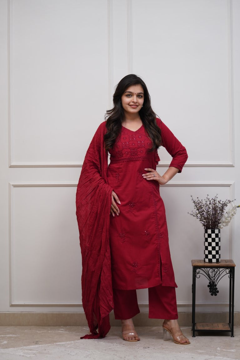 Dupatta Pant Set