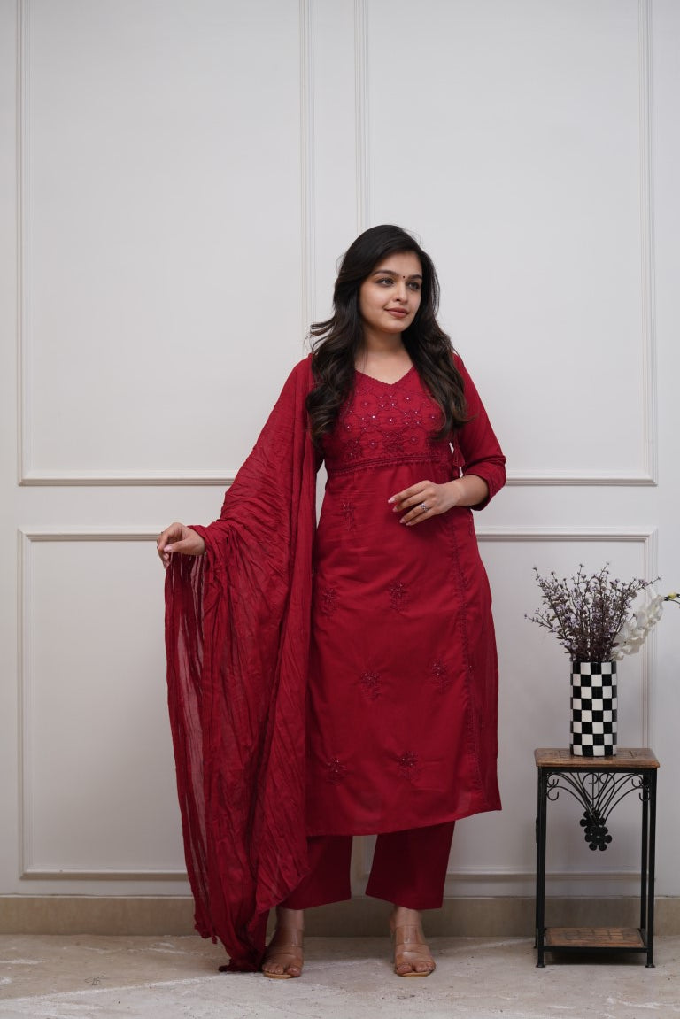 Dupatta Pant Set