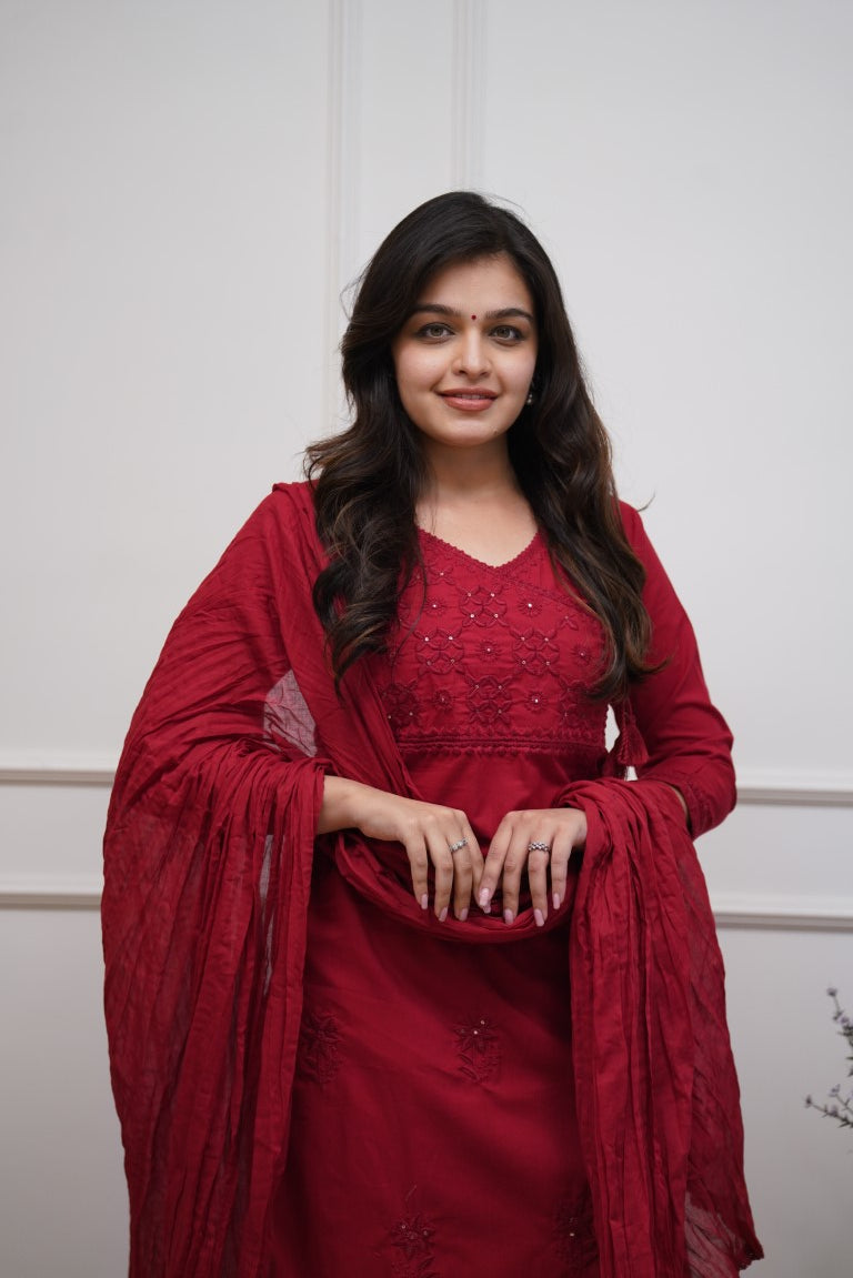 Dupatta Pant Set