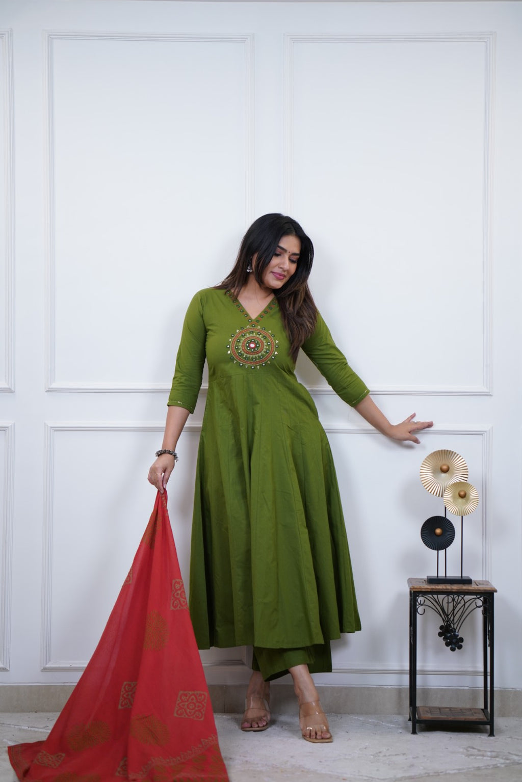 Dupatta Pant Set