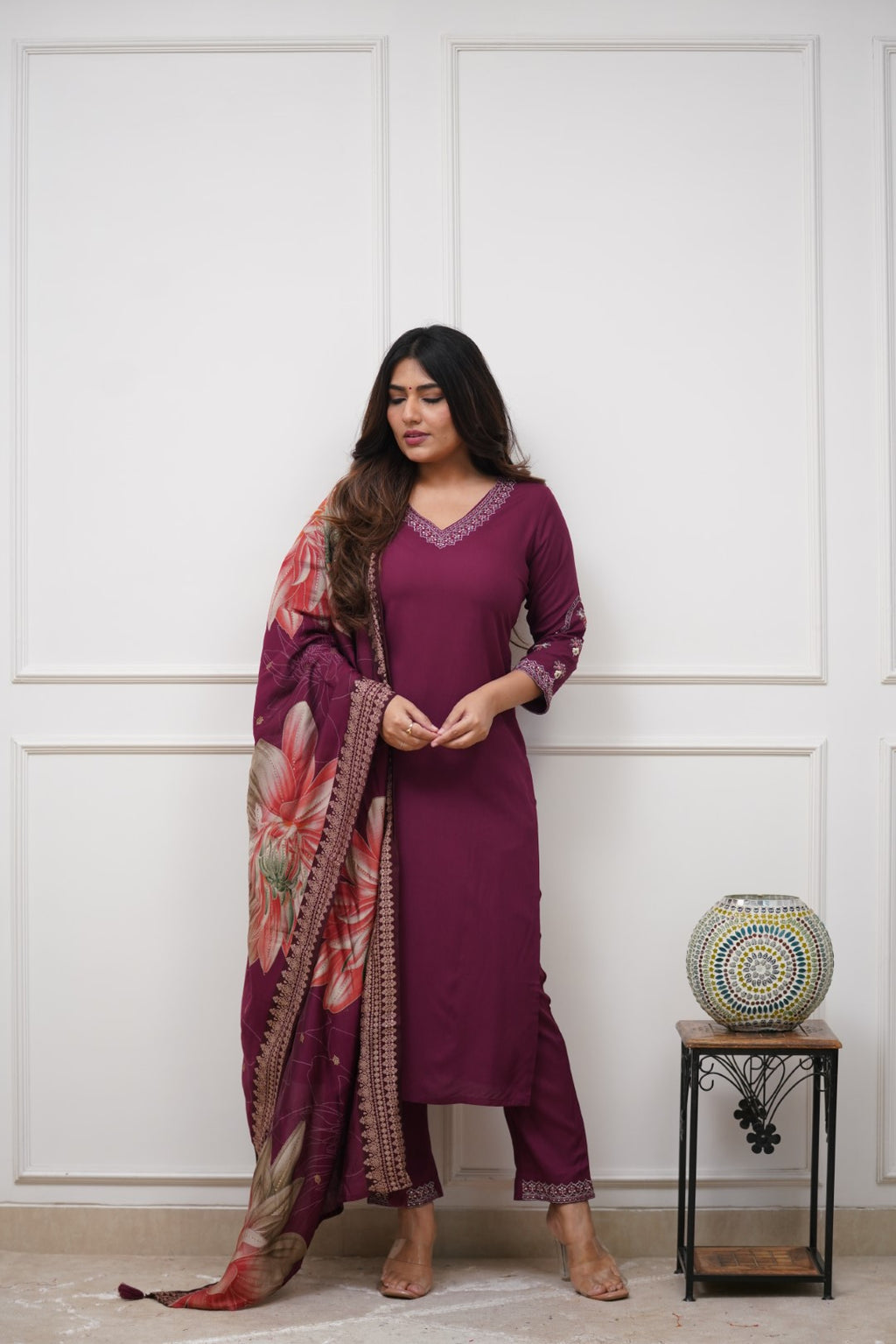 Dupatta Pant Set