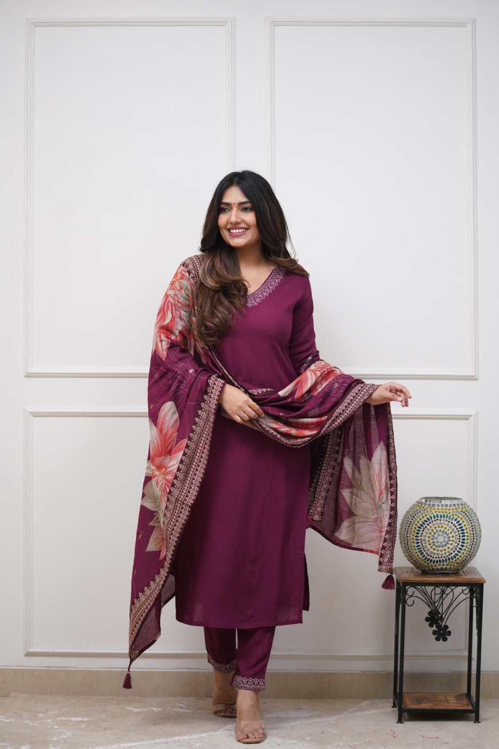Dupatta Pant Set
