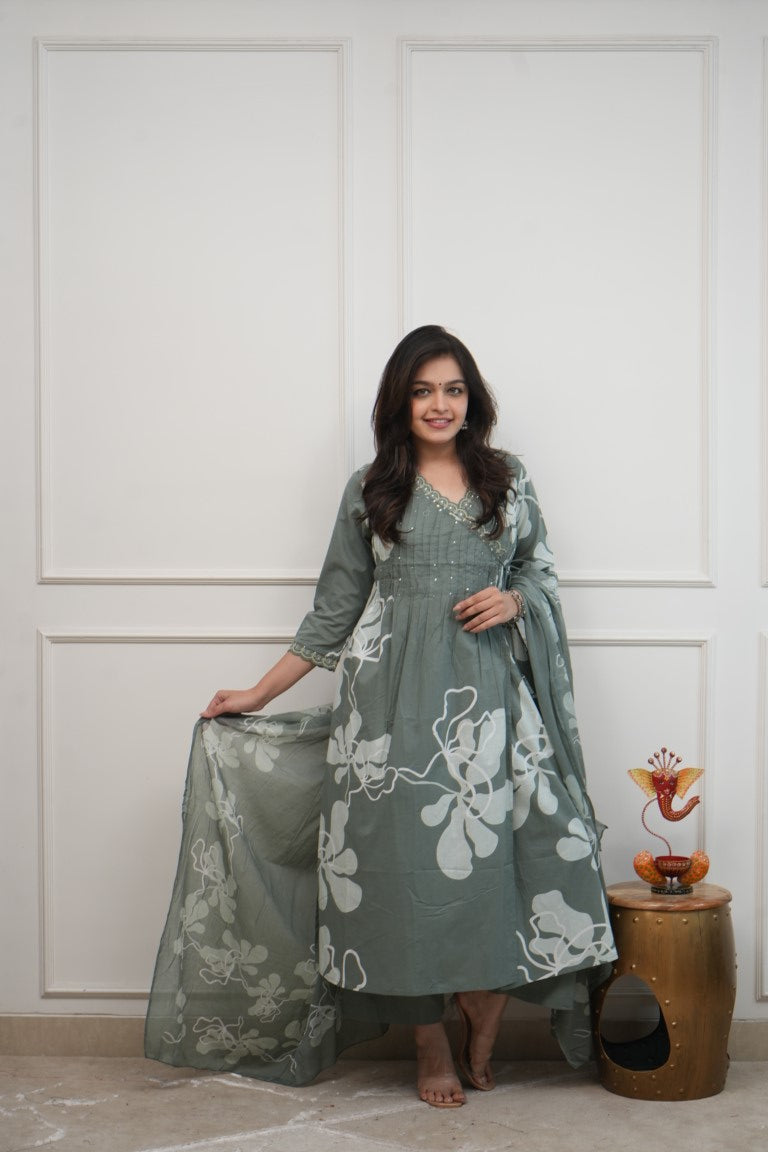Dupatta Pant Set